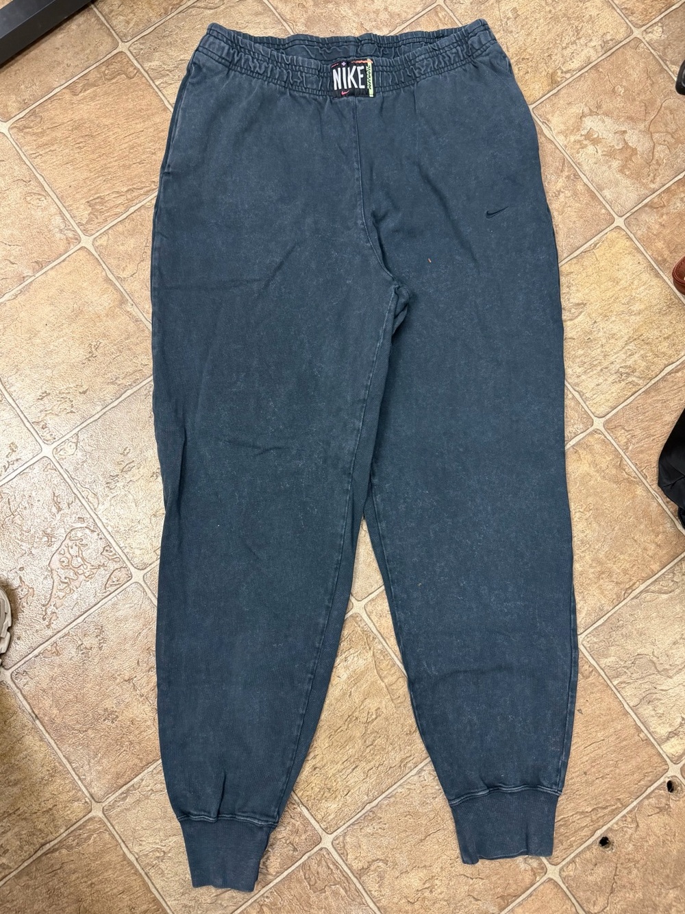 Nike Black Washed Jogger Sweatpants